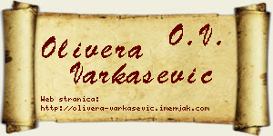 Olivera Varkašević vizit kartica